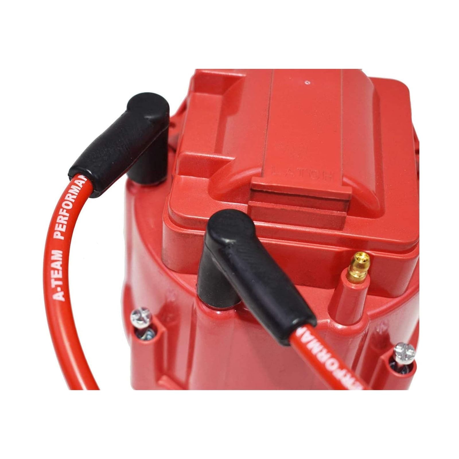 8mm Red Silicone Spark Plug Wire Kit Heat-Resistant Jacket Ignition Set Chevy