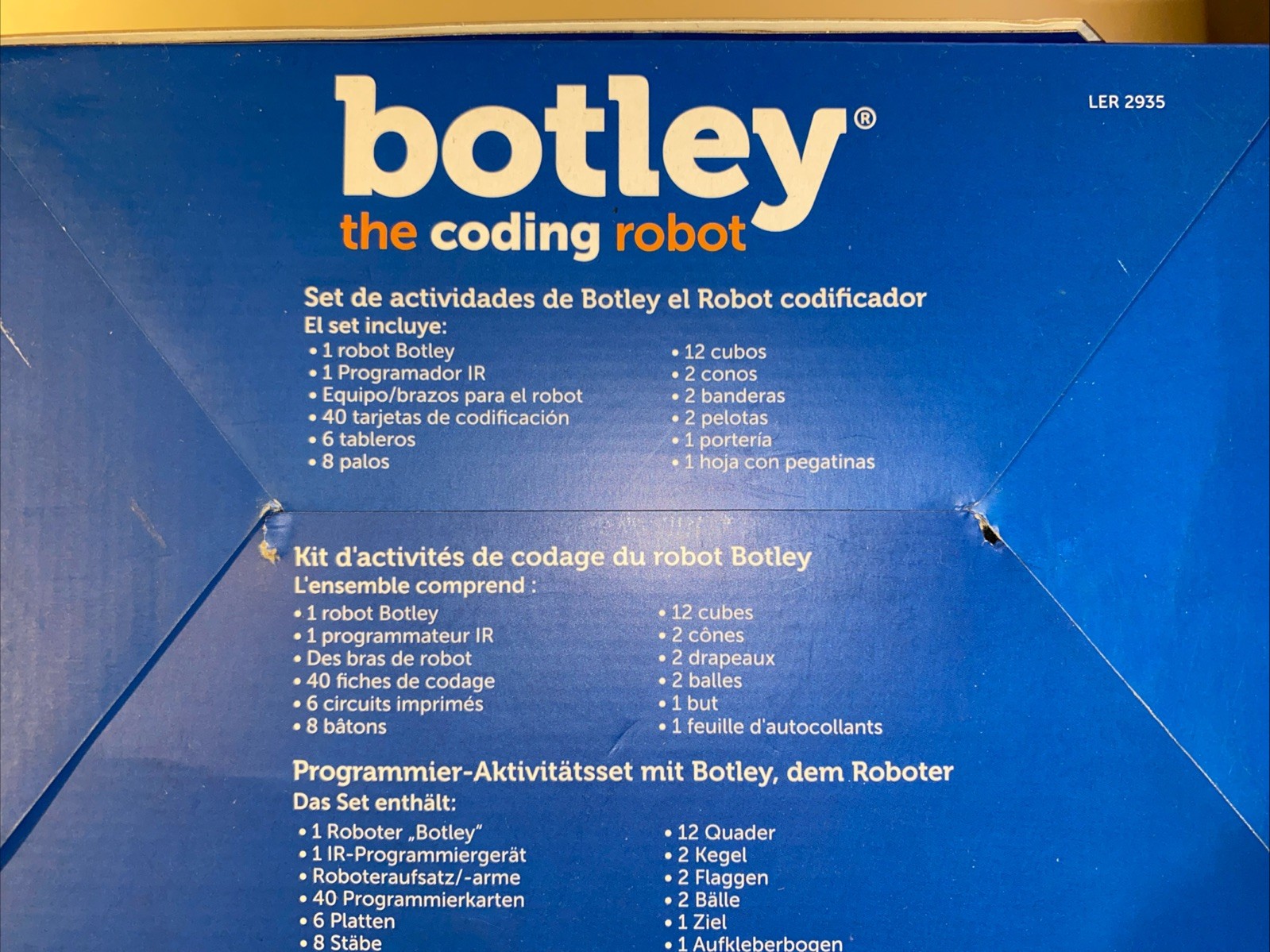 NEW Learning Resources LER2935 Botley The Coding Robot Activity Set 77 Pieces