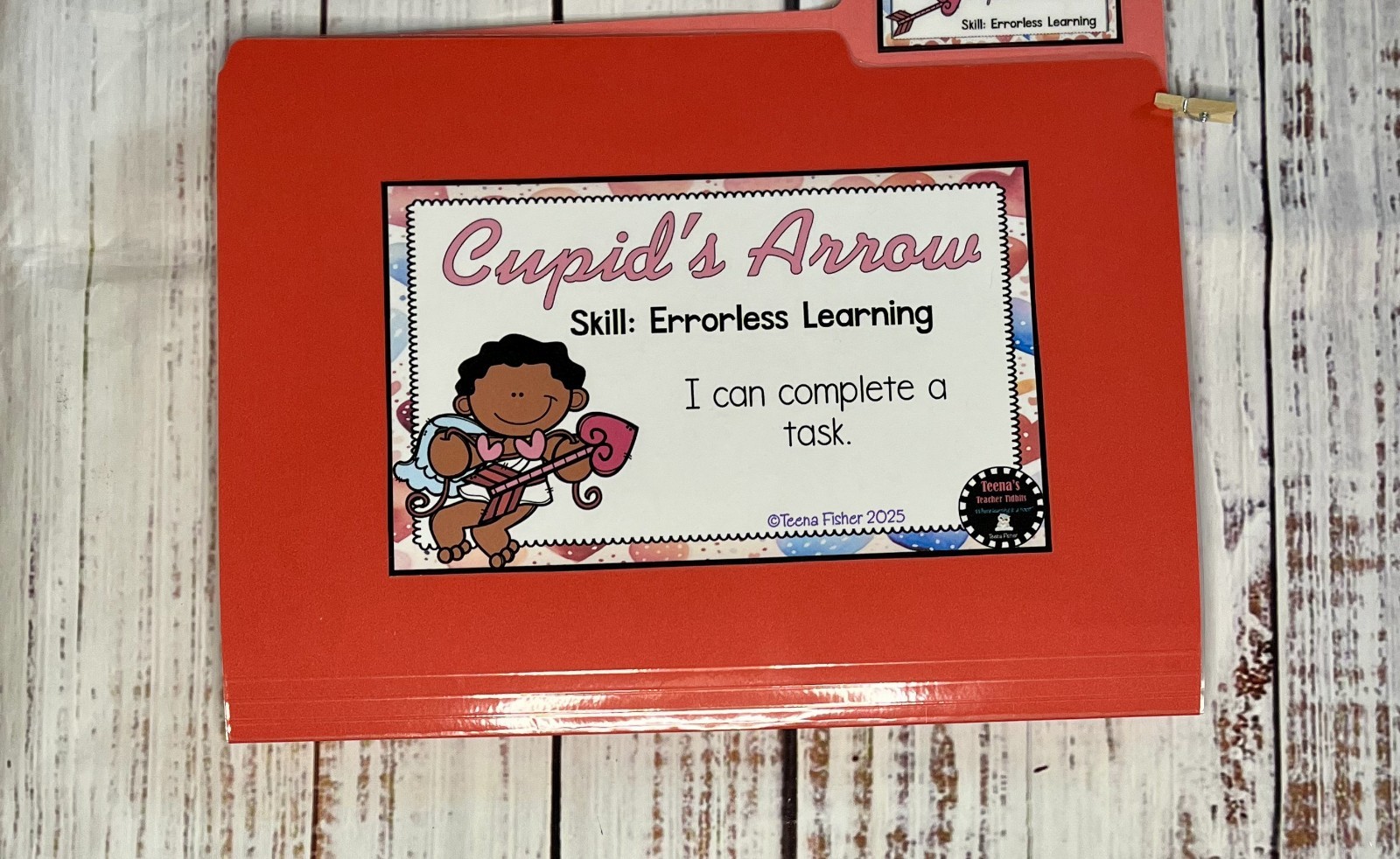 Errorless Learning File Folder Game Valentine’s Day Special Education Autism