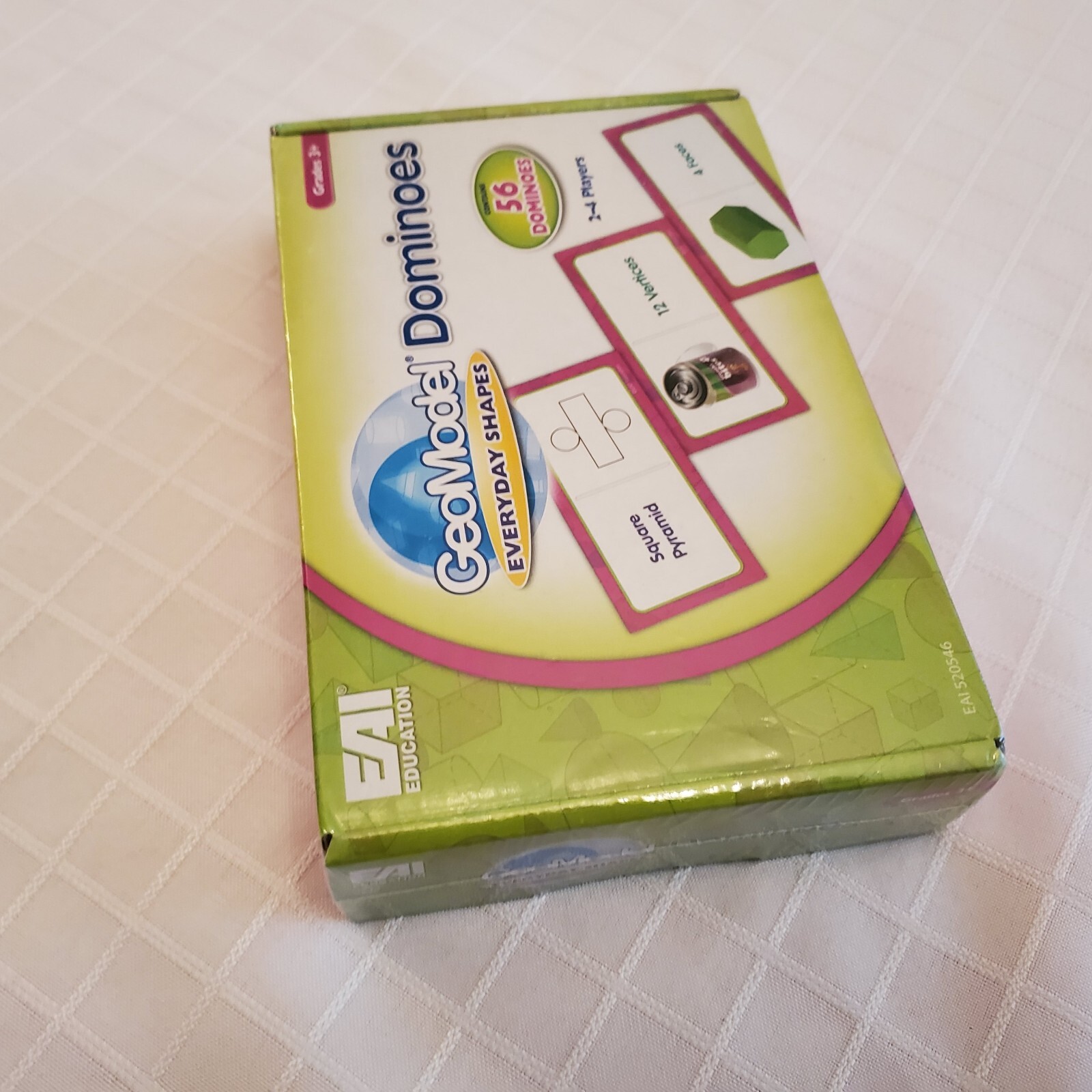 NEW Educational Eai Geomodel Dominoes School Learn Class 2014 3d Shapes Child