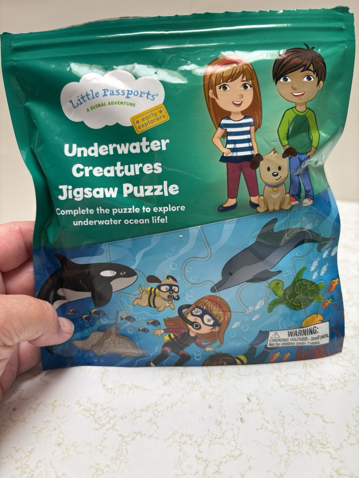 Little Passports Global Adventure Early Explorer 24 PC Underwater Creatures 2021