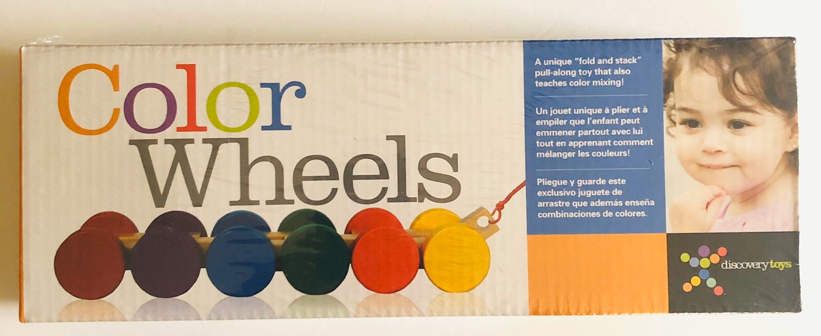 Discovery Toys Color Wheels – A Unique Fold & Stack – Pull-Along Toy
