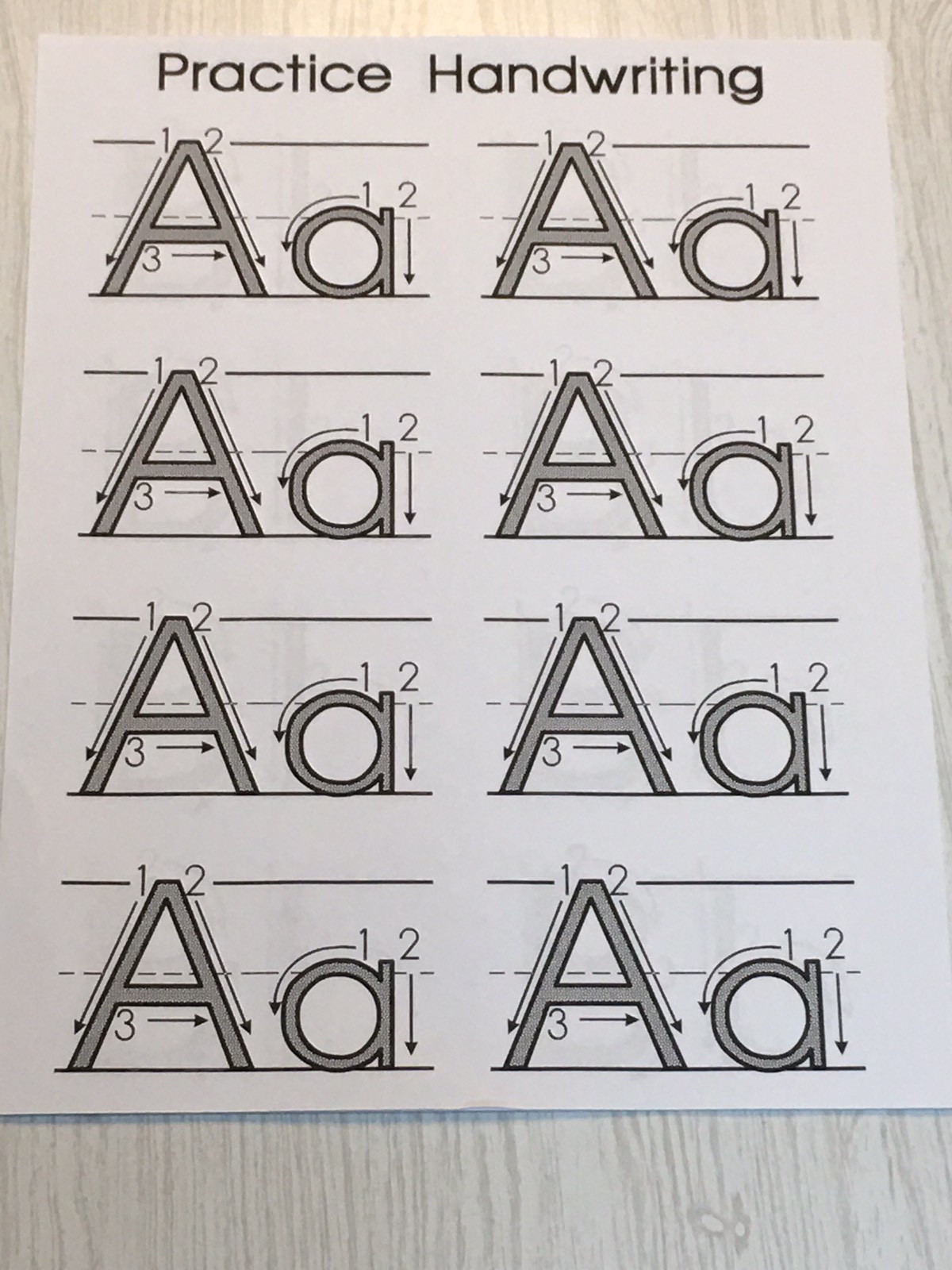 Writing Paper for Kids – MAKING LETTERS PRACTICE – 11X 8.5 in, 20 lb, 26 sheets