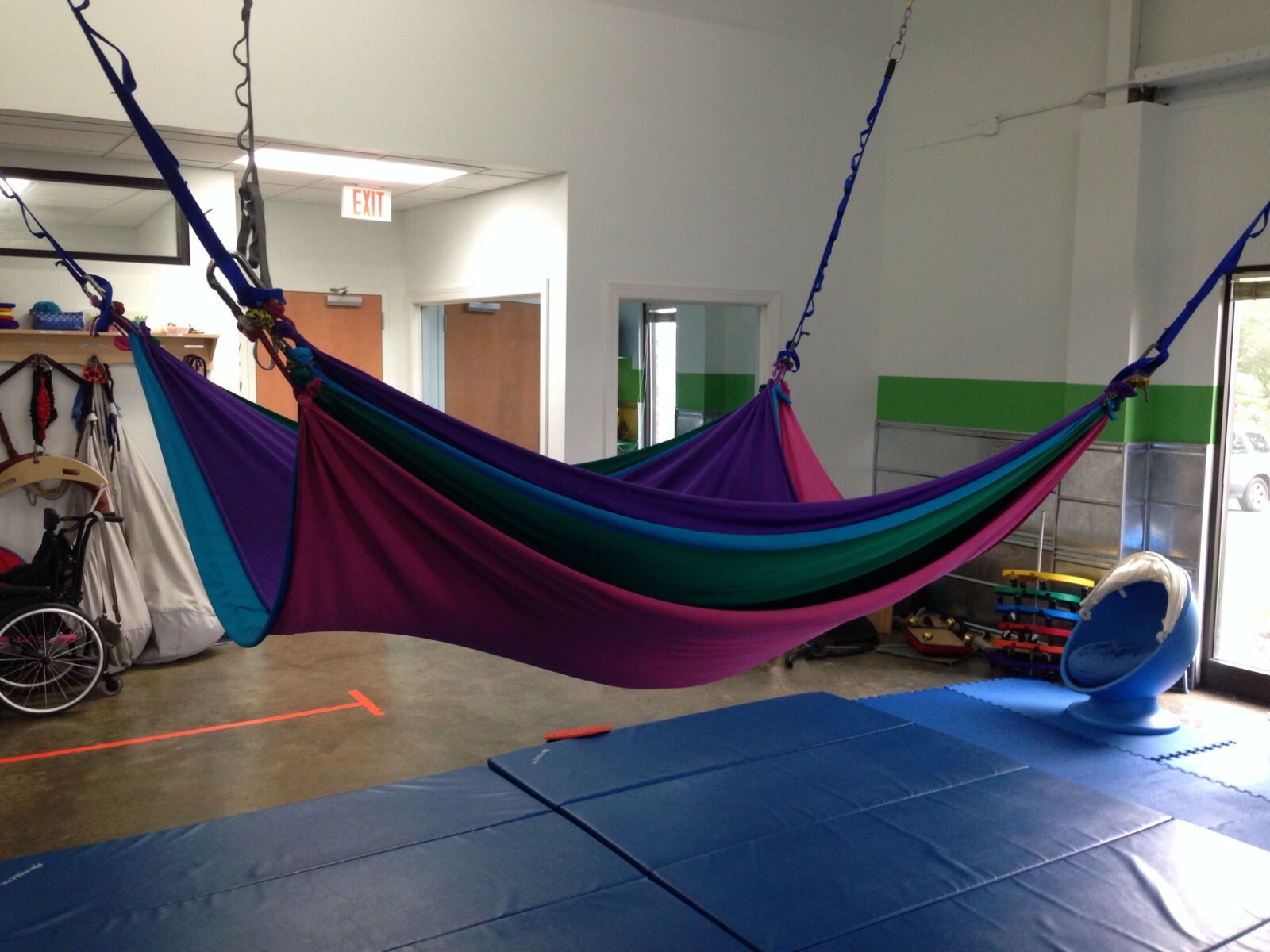 Sensory Therapy For Kid Acrobat Hammock, Swing,Autism,Educational Material,Pink