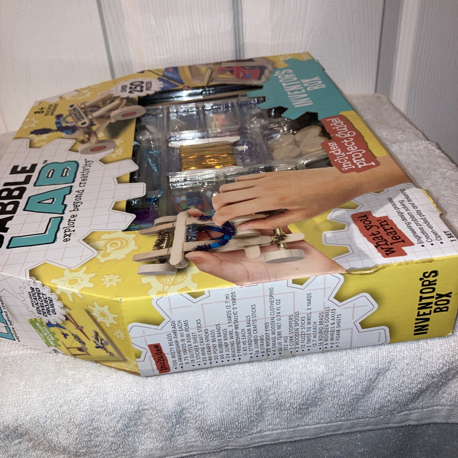 NEW Dabble Lab Kids Inventor’s Box – Fun, Educational Crafts Ages 8+, 250 pieces