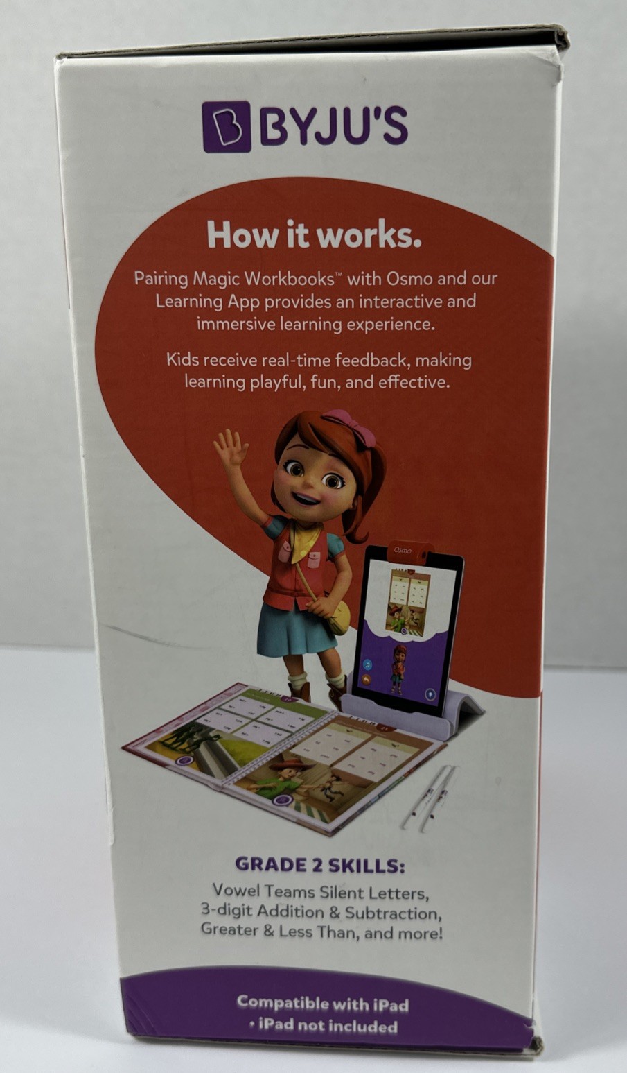 BYJUS Learning Kit: Disney,Grade2 build core math, language,readingNew open box