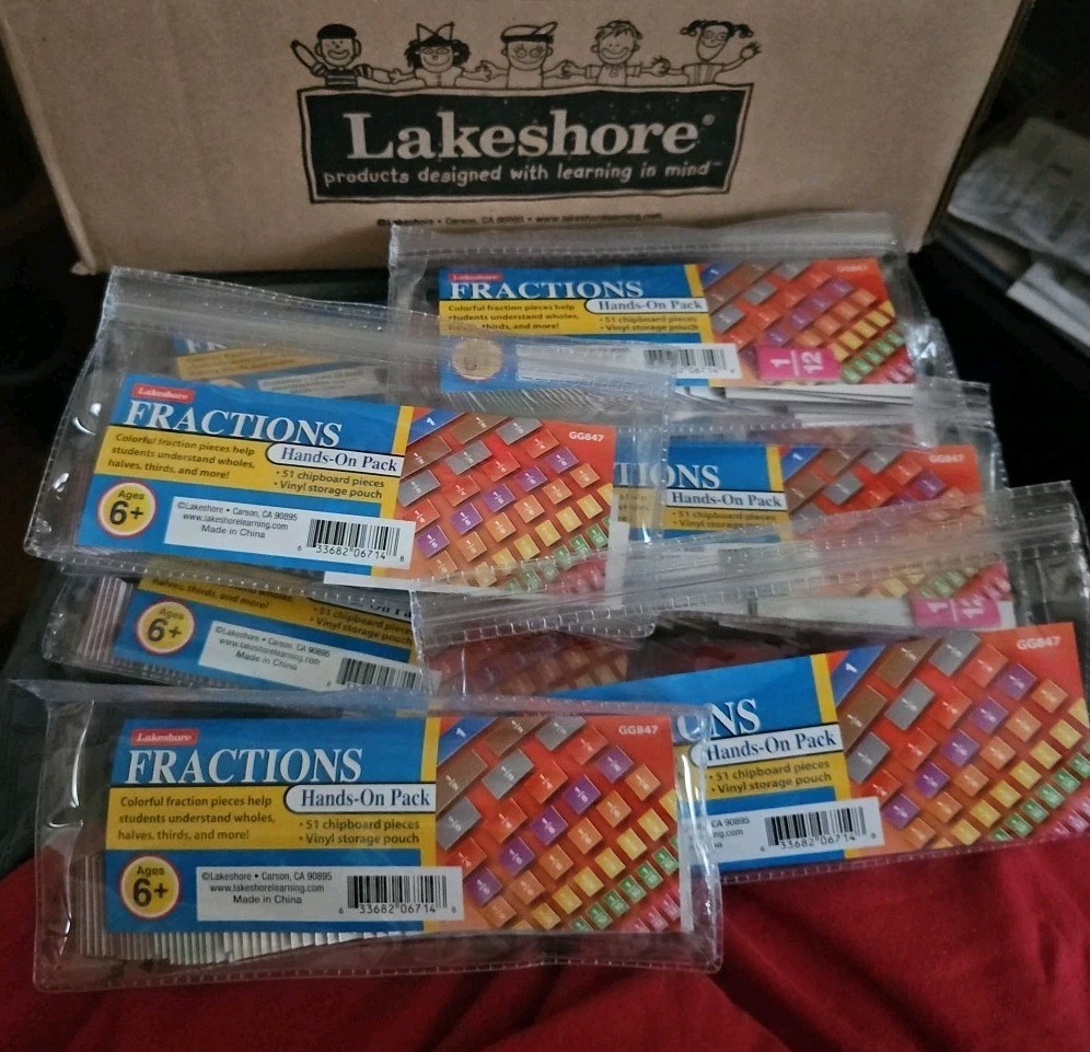 8 New Lakeshore Fractions Hands-on Packs