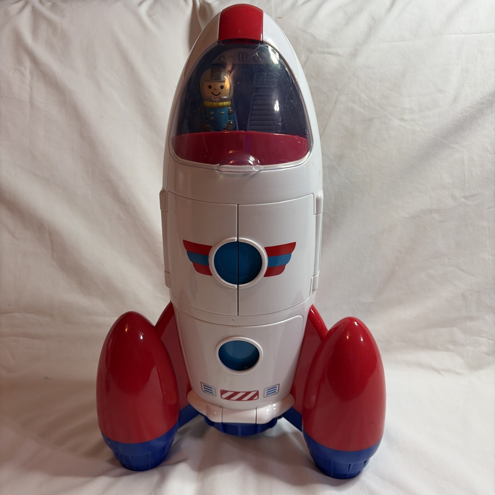 Lakeshore Learn Play Explore Rocket Ship Astronaut Figure Moon Rover Vehicle Toy
