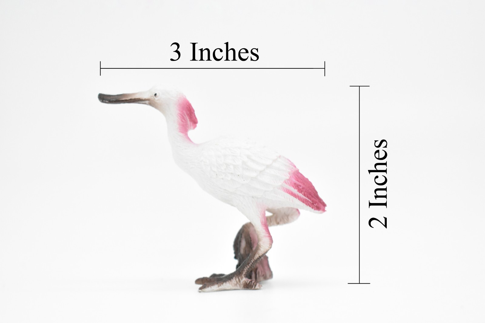 Spoonbill, Bird, Very Nice Plastic Reproduction 2″ F612 B132