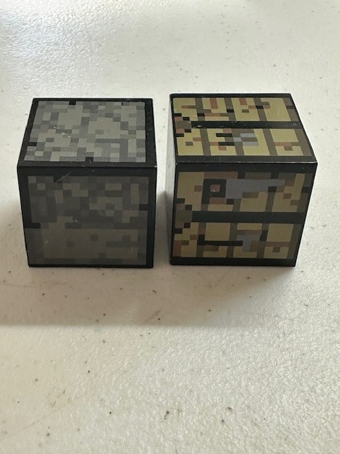 Minecraft Periodic Table Of Elements 25 Blocks Loose Mattel Mojang Various Sizes