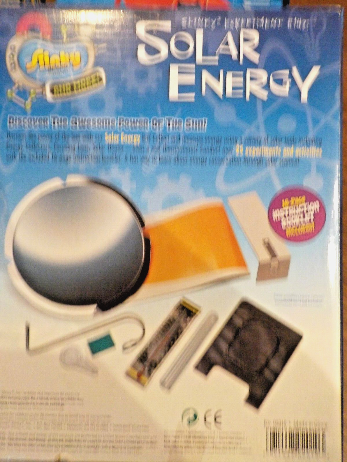 Slinky Science Kit 4 Different 8 up Solar, Finger Prints, Magnetix, Night Vision