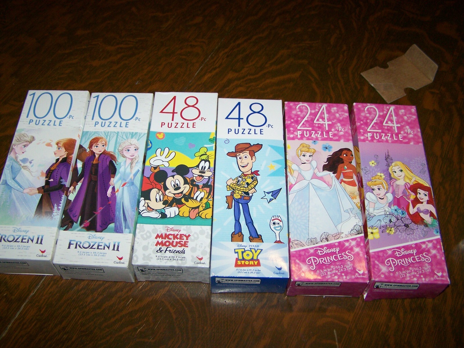 Disney – Puzzles-Cinderella, Rapunzel, Ariel, Elsa, Anna, Woody, Mickey, & more