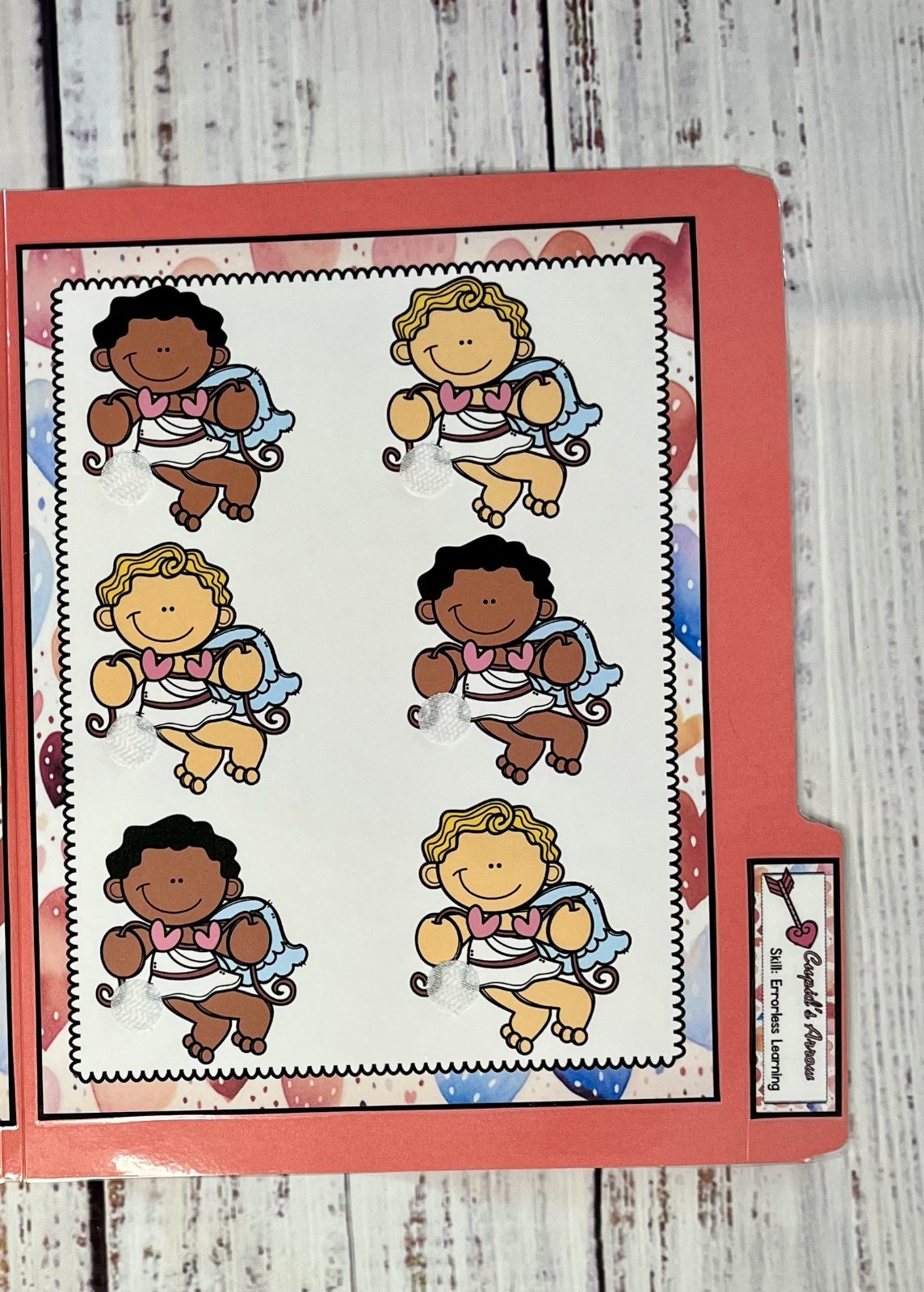 Errorless Learning File Folder Game Valentine’s Day Special Education Autism