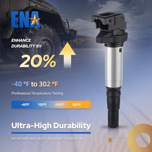 Set of 4 UF598 Ignition Coil Pack 1.6L L4 Compatible with Mini Cooper 2007-2013,