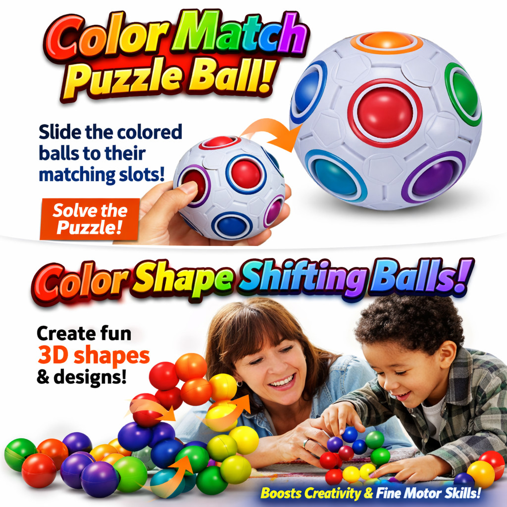 Sensory and Fidget Toy Set for Kids – 20-Piece Colorful Fidget & Sensory Toys