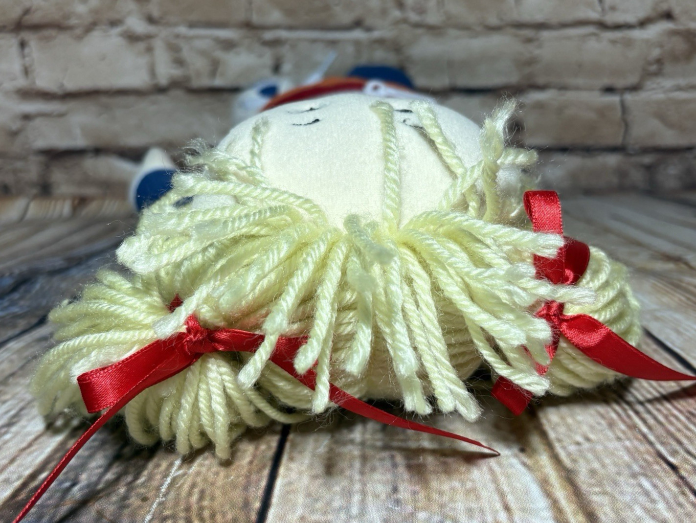Childrens Factory Learn to Dress Doll Plush Stuffed Girl Pigtails Zipper Button