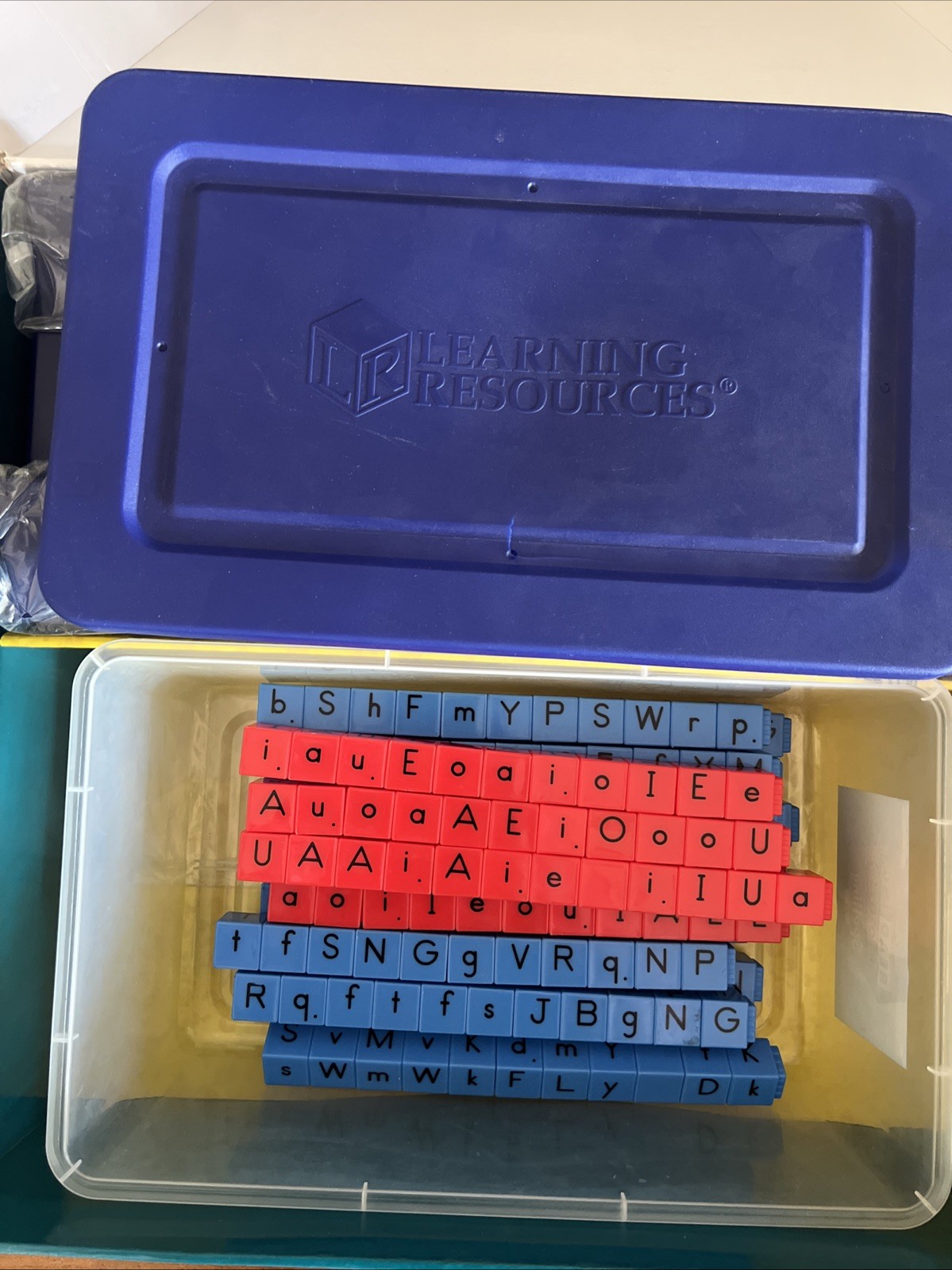 Learning Resources Reading Rods Spelling Set HUGE LOT of 196 Pieces LER 7131