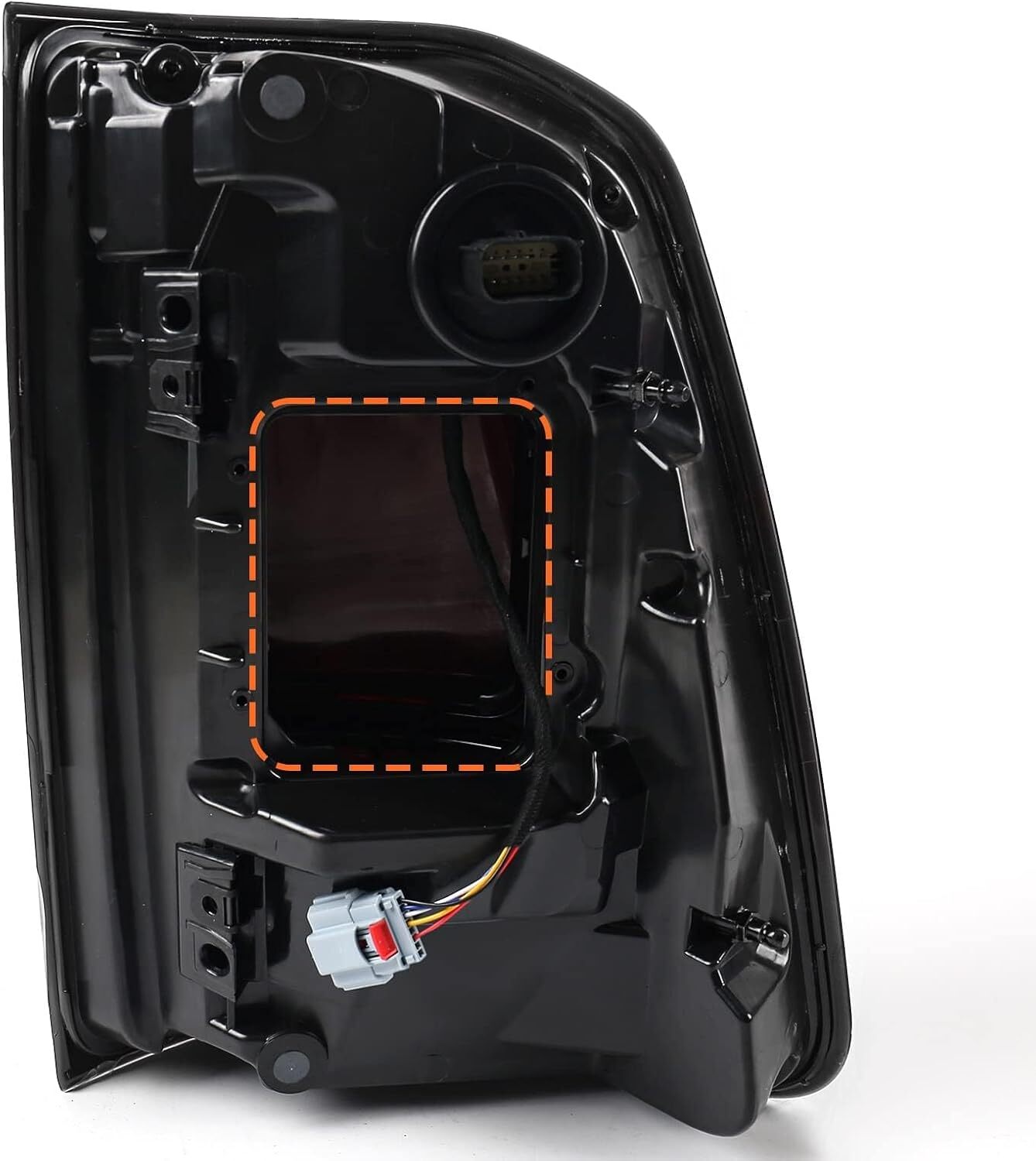 19-22 Dodge Ram 1500 Blindspot Ready LED Tail Light Black Smoke Left Driver Side