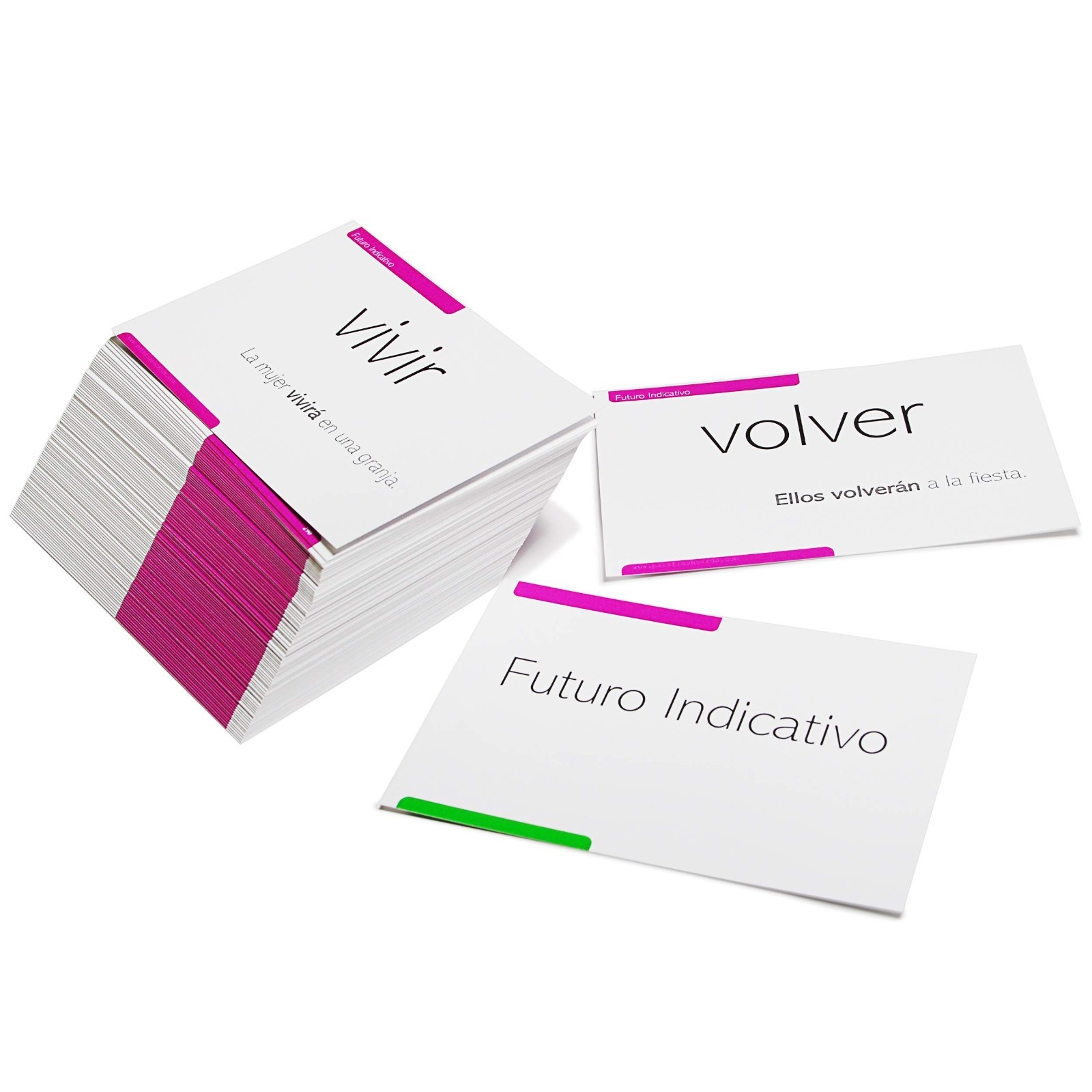 800 Spanish Conjugation Flash Cards – 200 Verbs, Full Examples, 9 Tenses