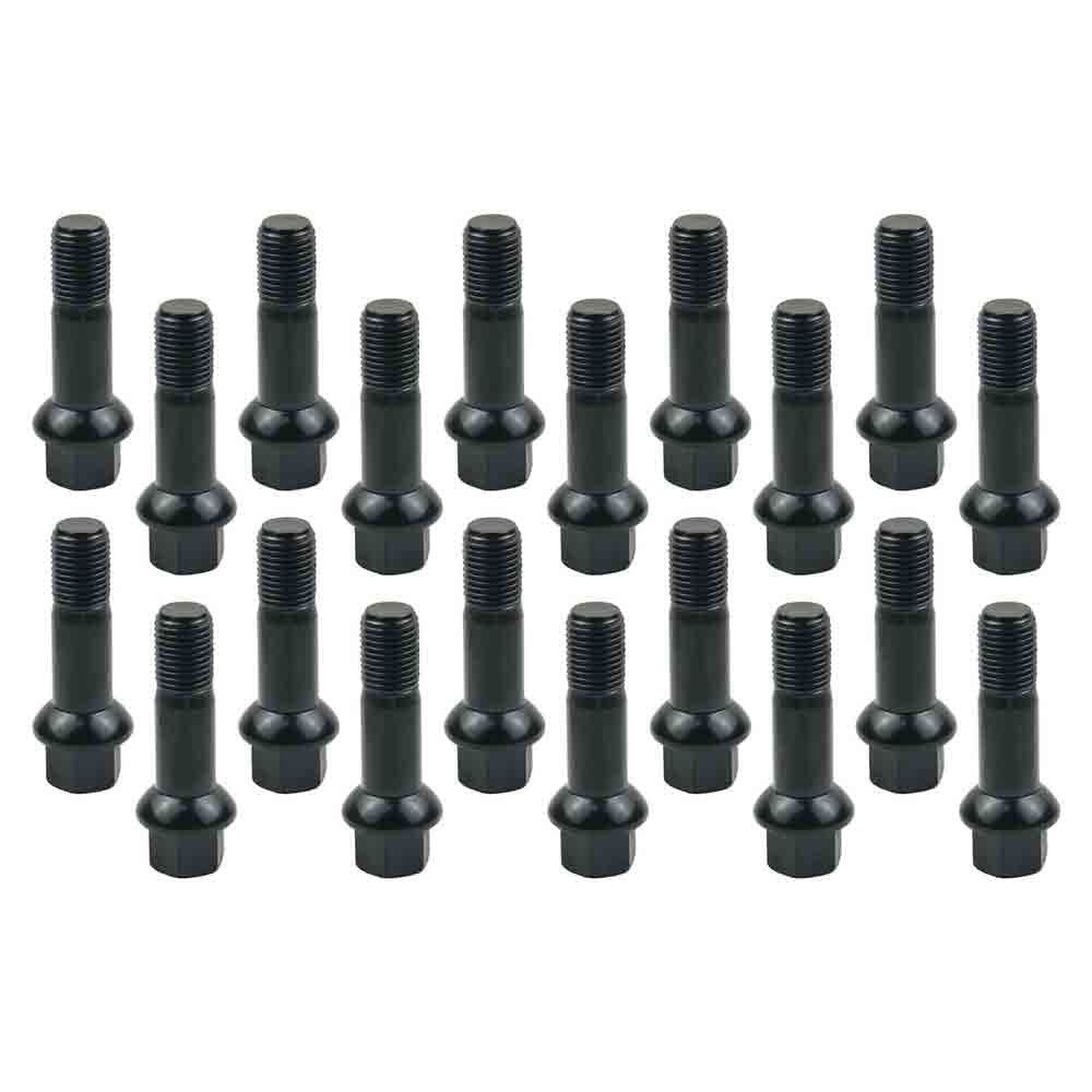 20pcs Wheel Lug Bolts Nuts Kit 2005-2023 for Benz W166 GLE 320 GLE 400 GLE500