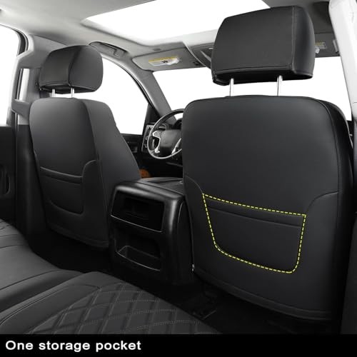 Chevy Silverado/Sierra Seat Covers for 2014-2018 Full Set – B Black