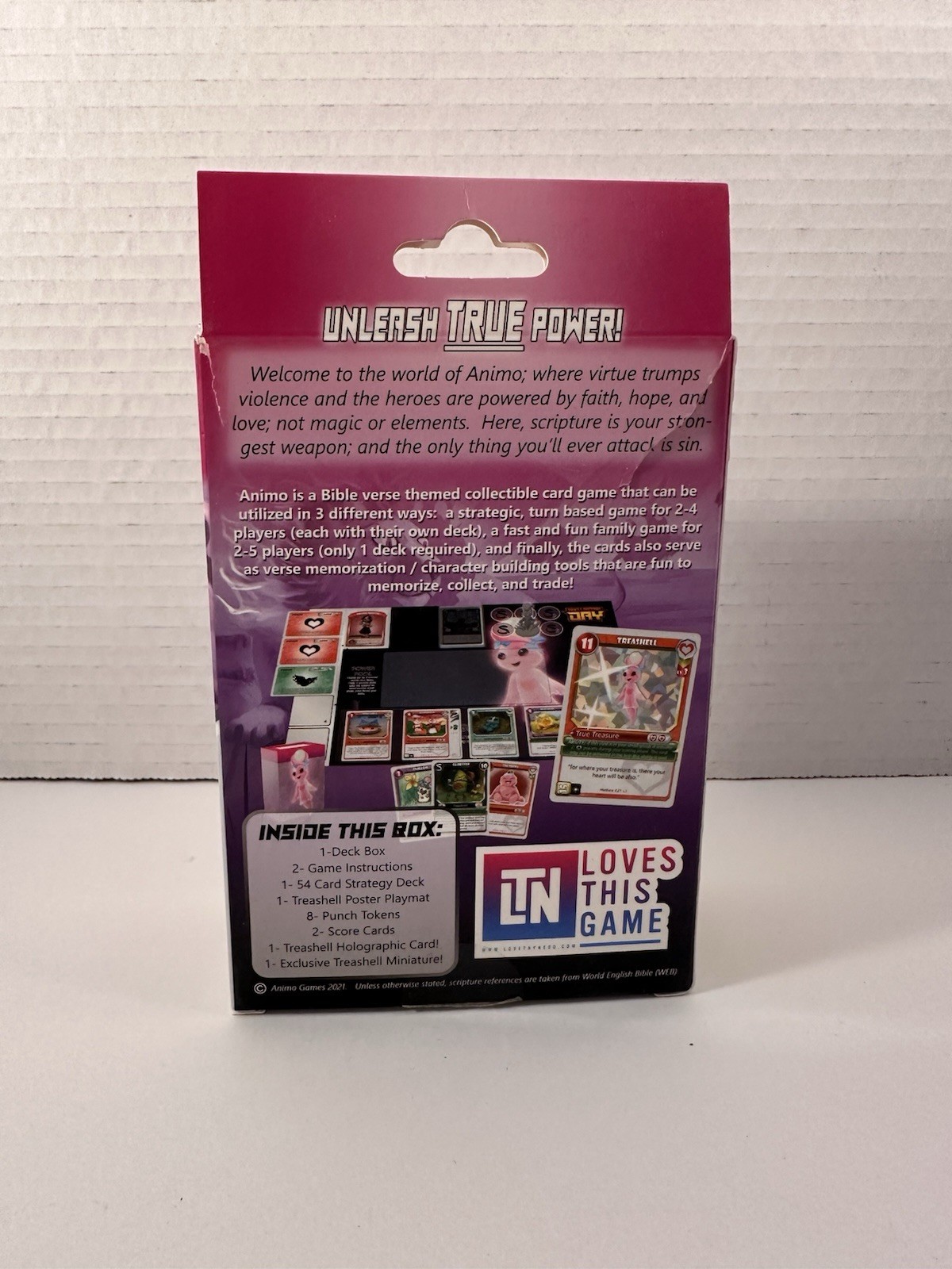Animo Red Letter Day Treashell Strategy 54 Card Deck With Extra Cards Used