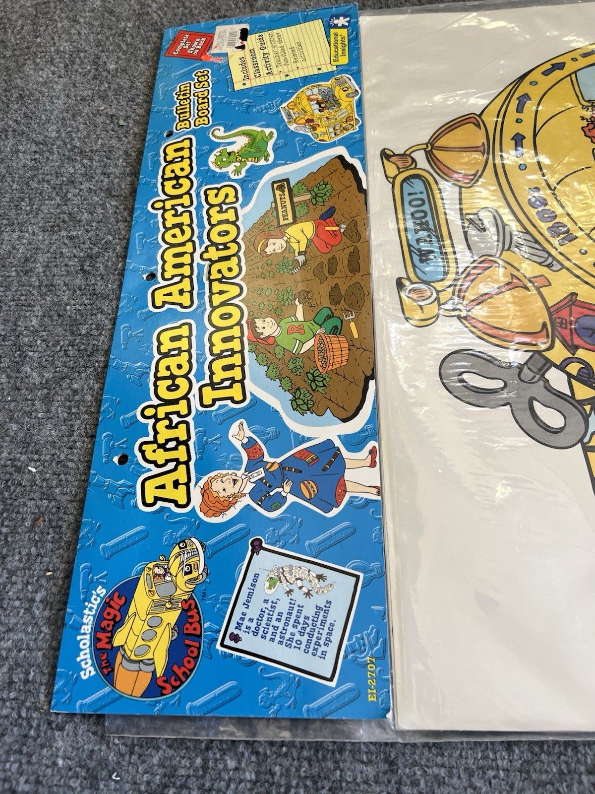 Magic School Bus 1999 Classroom Bulletin Board Set African American Innovators