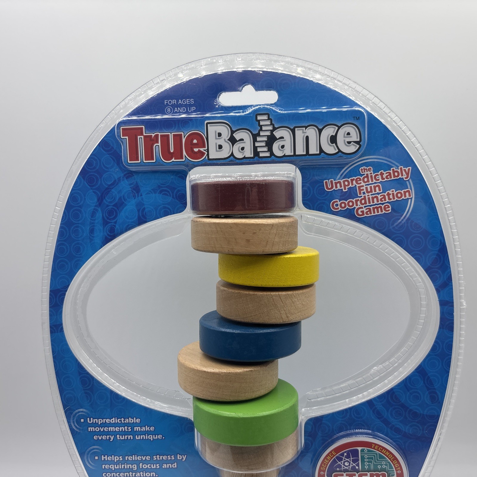 True Balance STEM Coordination Excite Multi Motor Skill Game Handheld Wooden NEW