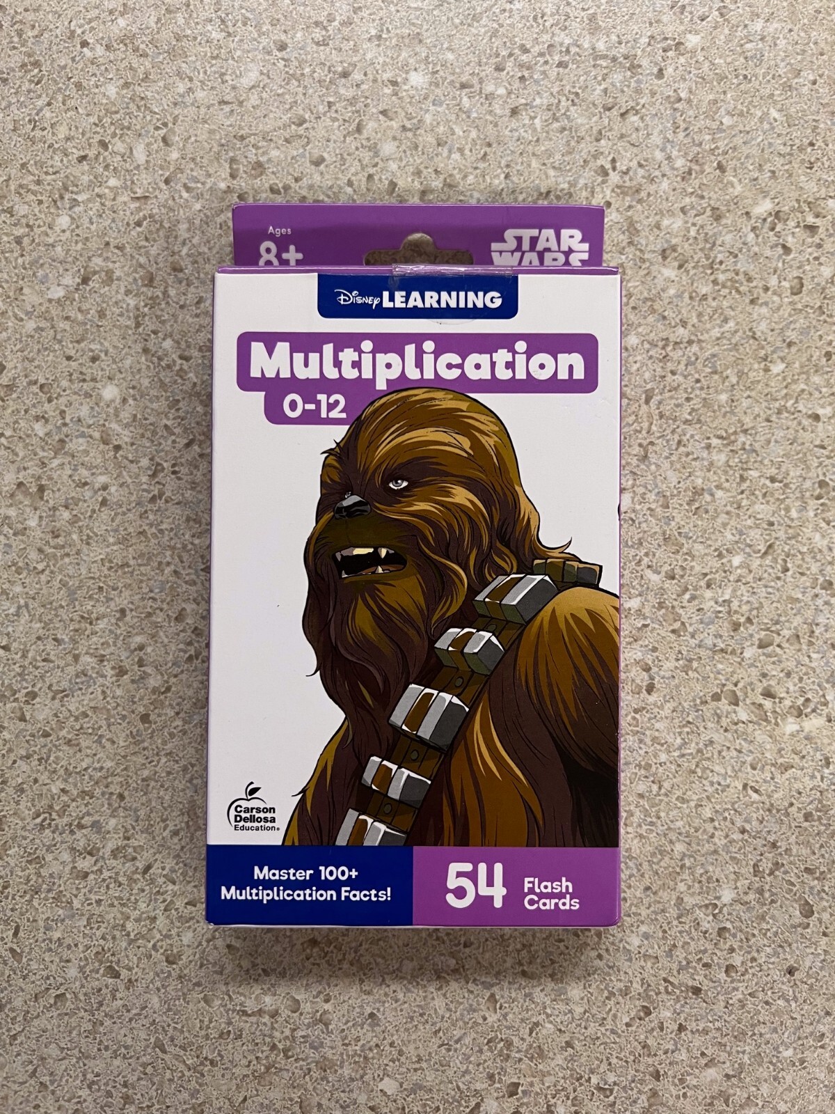 Disney Learning Star Wars Multiplication 0-12 Flash Cards New