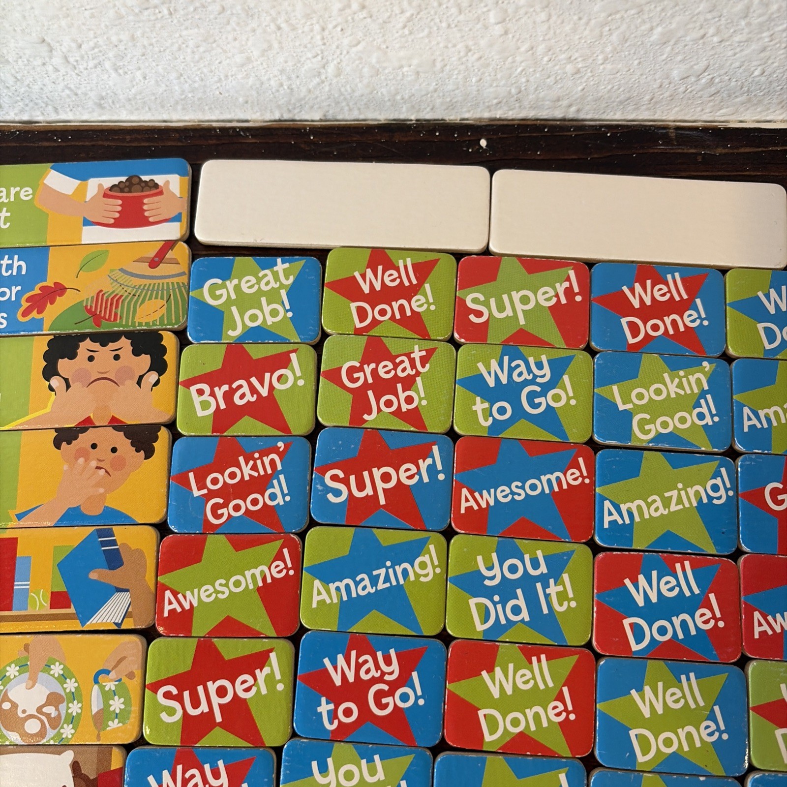 Kids Chore Reward Magnet Set Behavior Chart Praise Tasks Educational Lot
