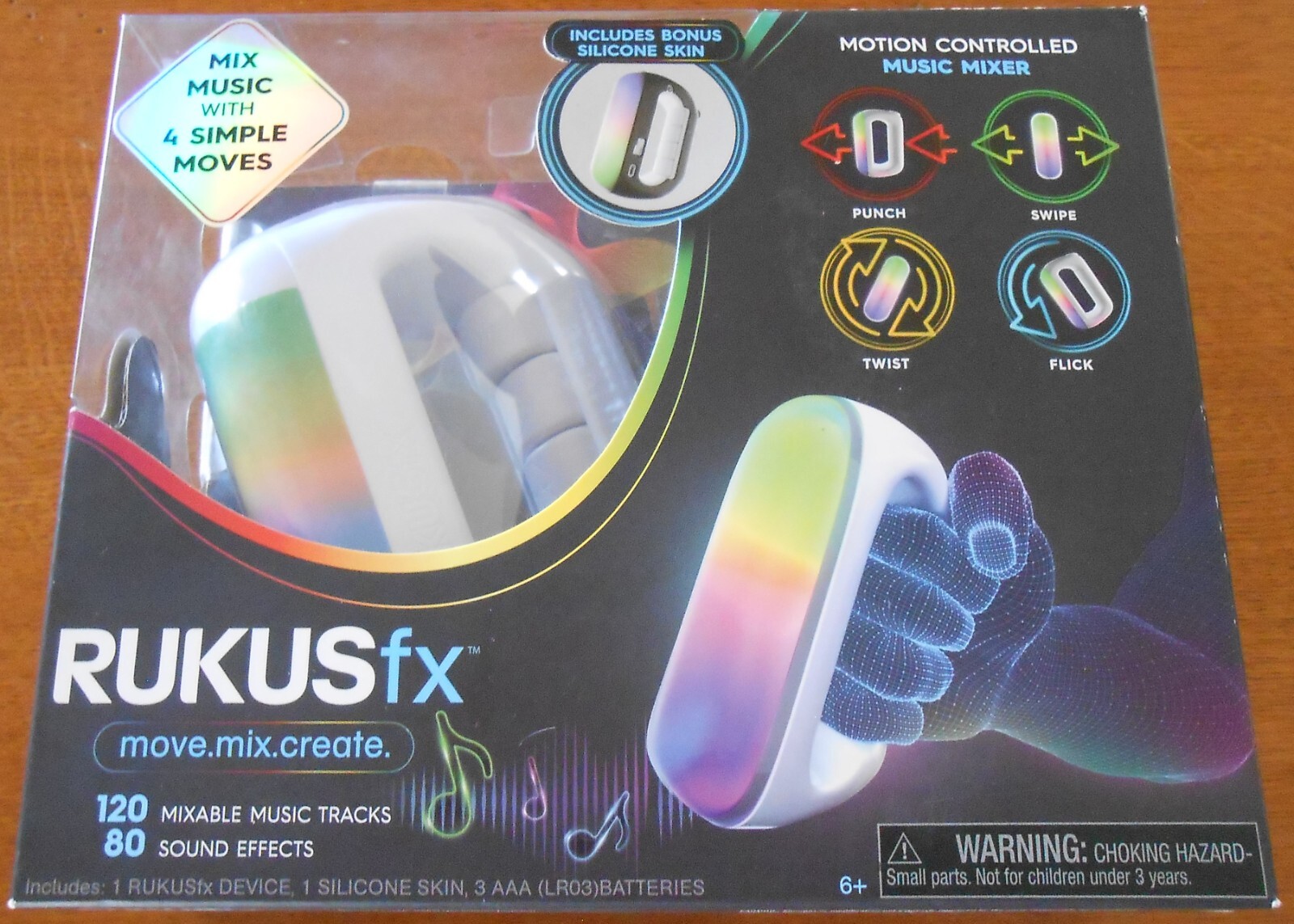 RUKUS fx Handheld Motion Controlled Electronic Music Mixer By Just Play