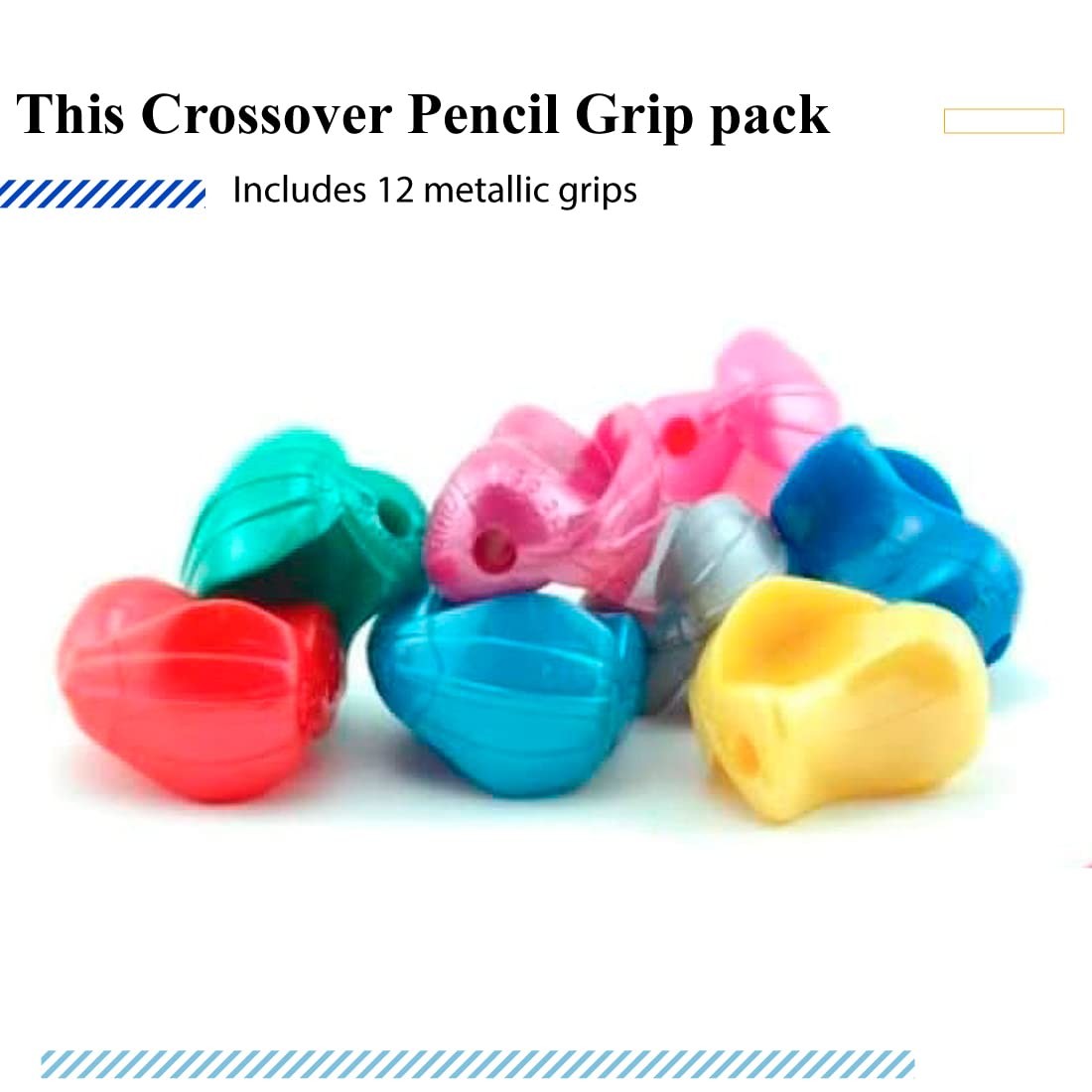 Pencil Grips, The Crossover Grip, Ergonomic Writing Aid For Righties And Left…