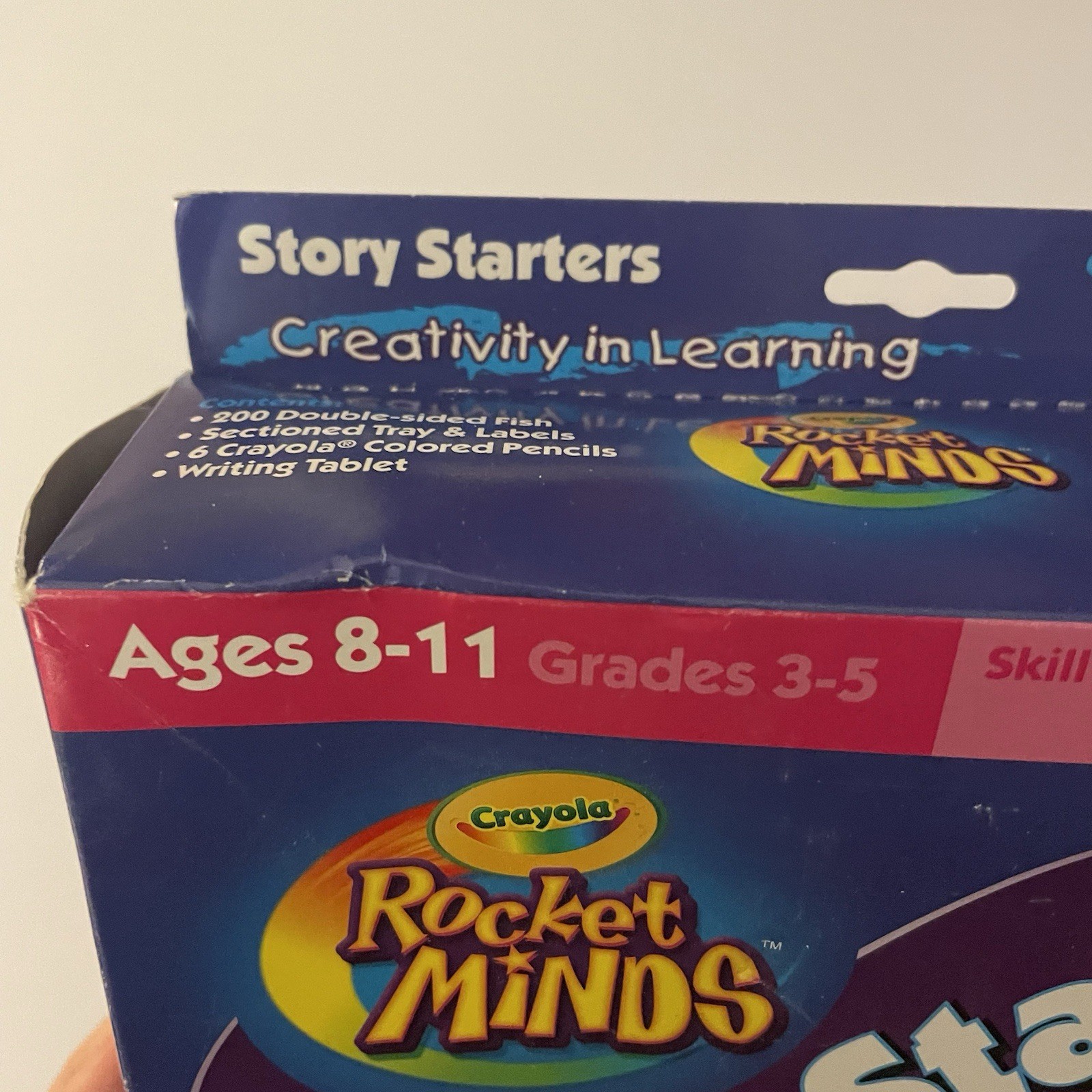 Vtg Crayola Story Starters Rocket Minds Fish For Words Ages 8-11 NOB