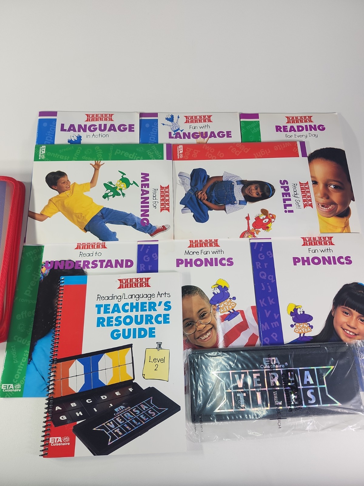 Versatiles Level 2 Reading Language Arts Complete w/ Case Teacher Guide 8 Books