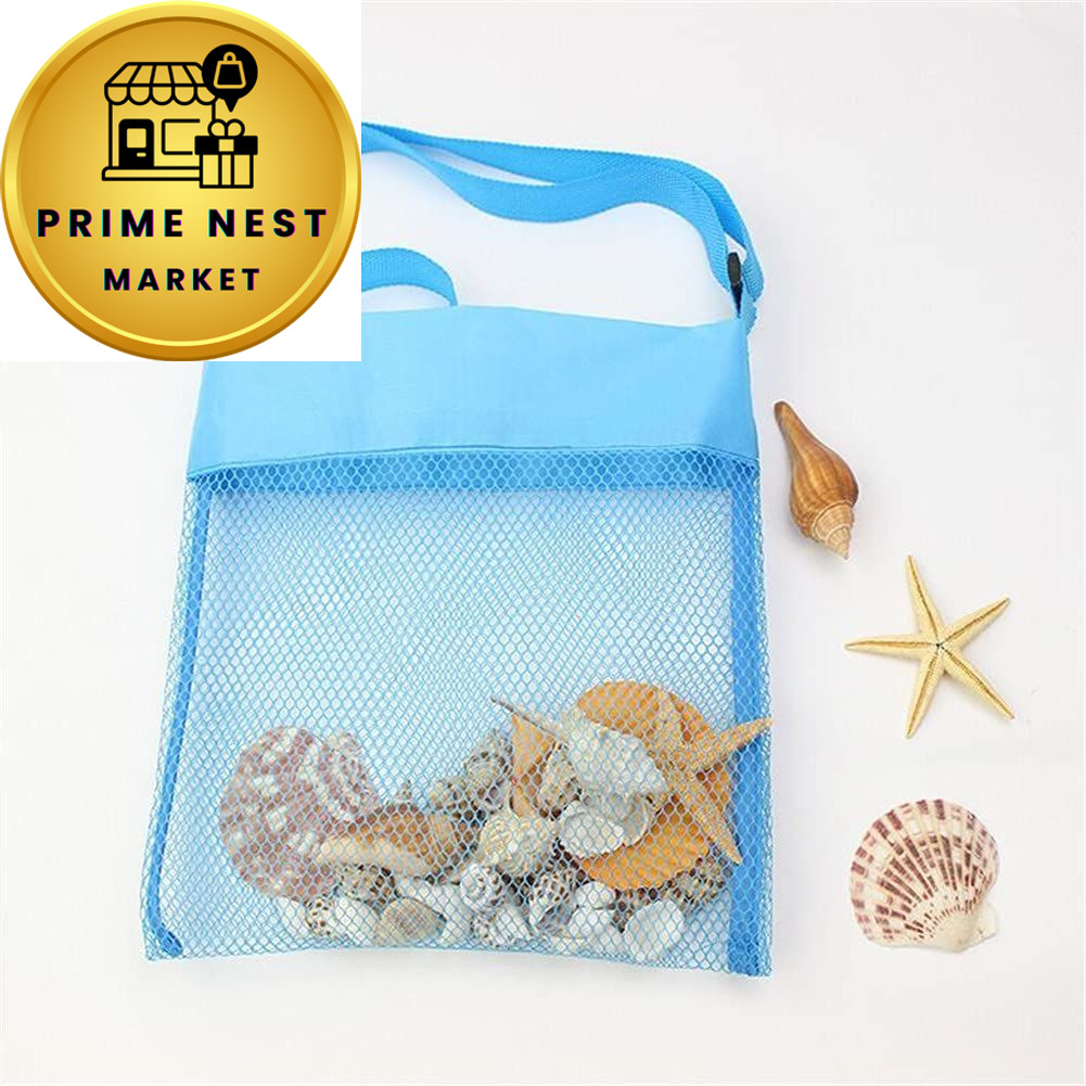 LEMAXELERS 5-PCS Colorful Mesh Beach 23×23 cm (9×9 inches), 5-pack