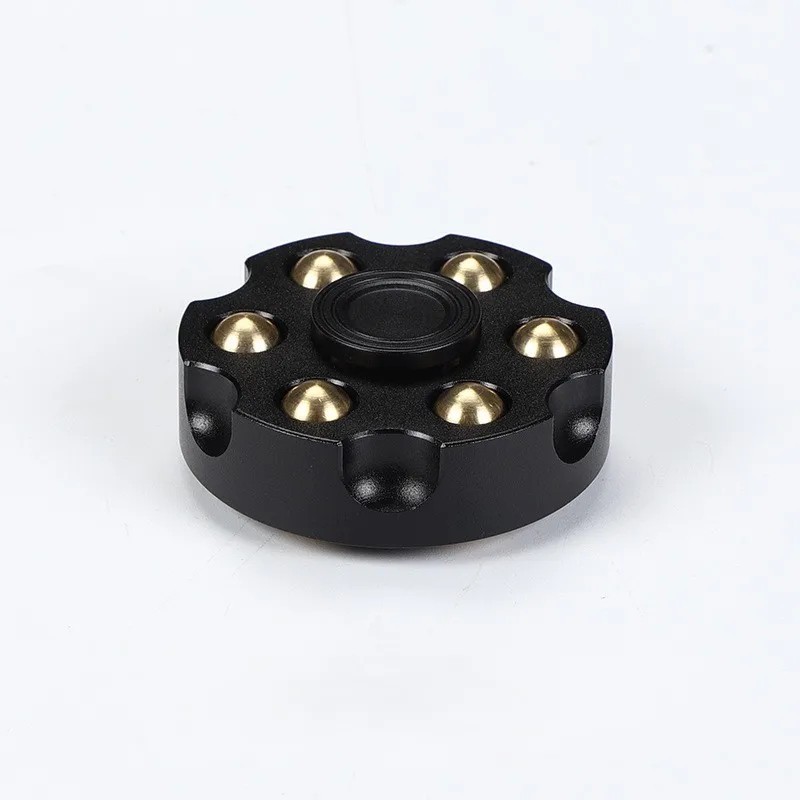 Metal EDC Fidget Spinner Alloy Hand Roller Stress Relief Decompression Toy.