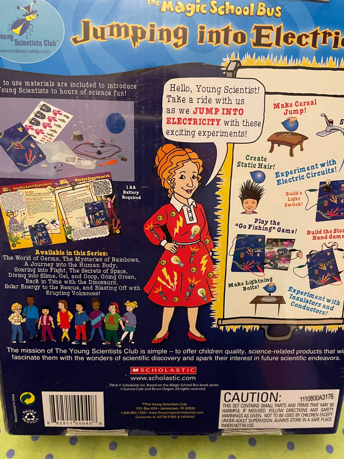 THE MAGIC SCHOOL BUS Jumping Into Electricity Kit *NEW & SEALED*