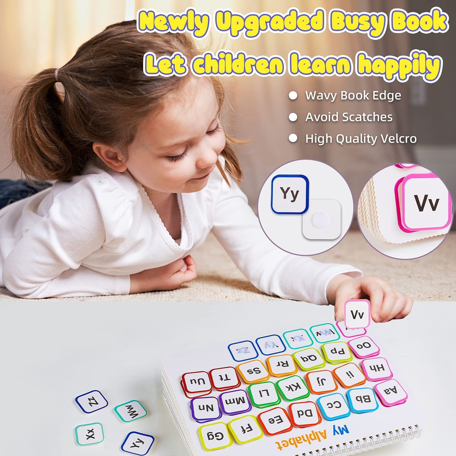 Montessori Learning Activities Busy Book – Toddler Workbook, Autism Materials &