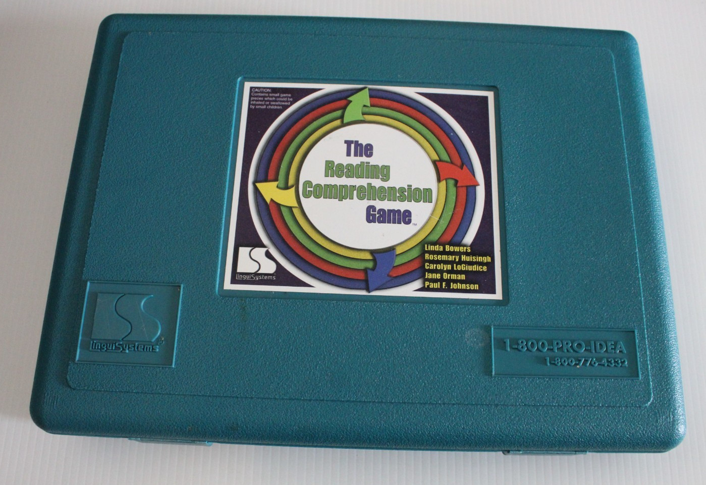 Vintage “The Reading Comprehension Game” by Linguisystems 2000 Missing 2 Pieces