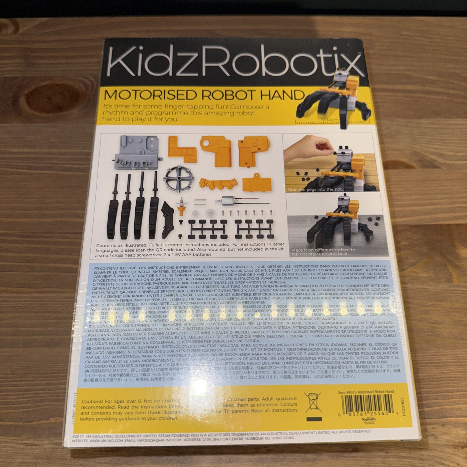 4M: KidzRobotix – Motorized Robot Hand – DIY Building Science Kit, Kids 8+ NEW