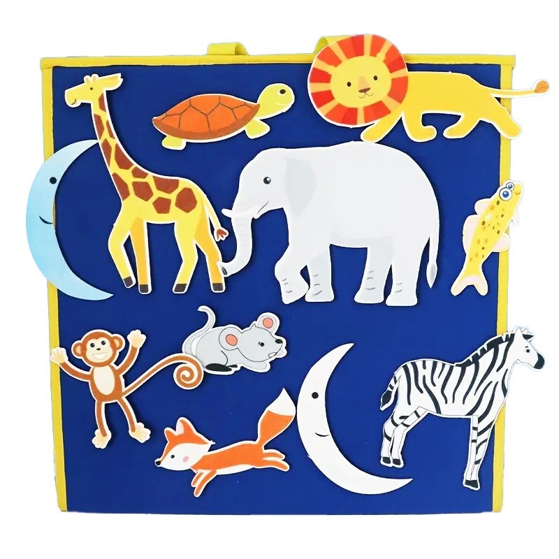Goodnight Moon Felt Set, Montessori Educational Flannel/FeltBoard ,story time