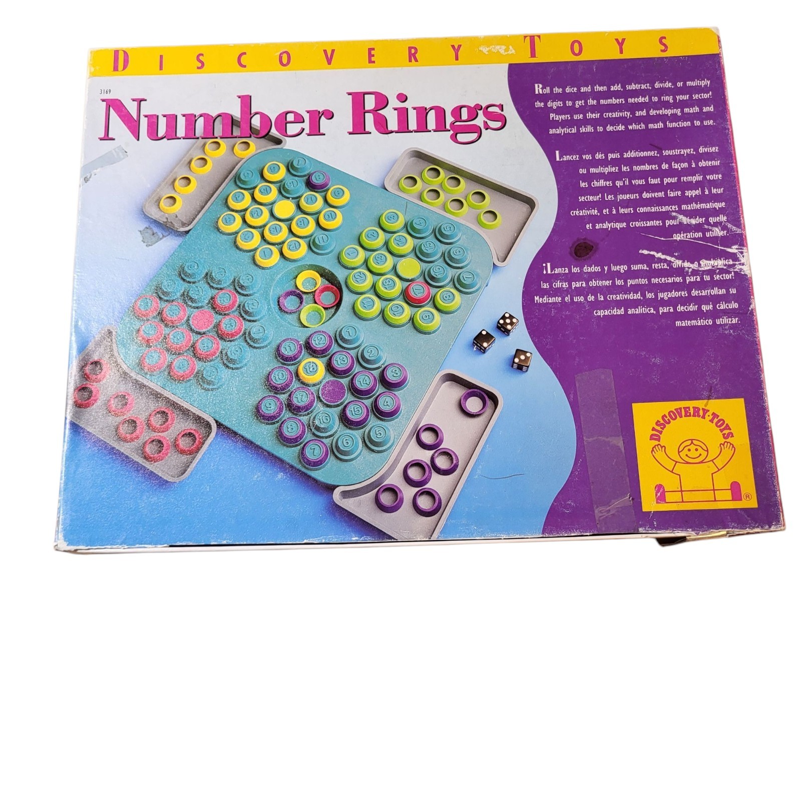 Discovery Toys Number Rings Educational Game Math Classroom Homeschool Complete