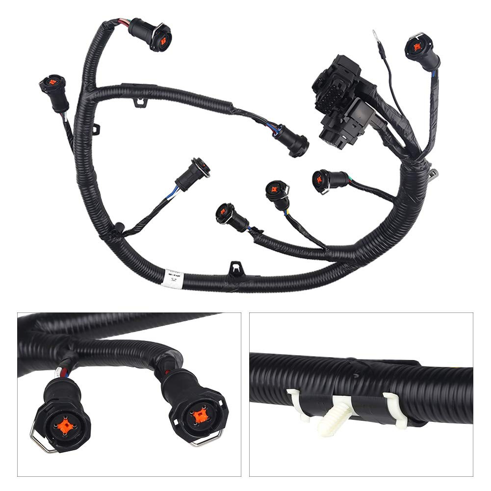 JDMON Compatible with FICM Fuel Injector Engine Complete Wire Harness Ford F250