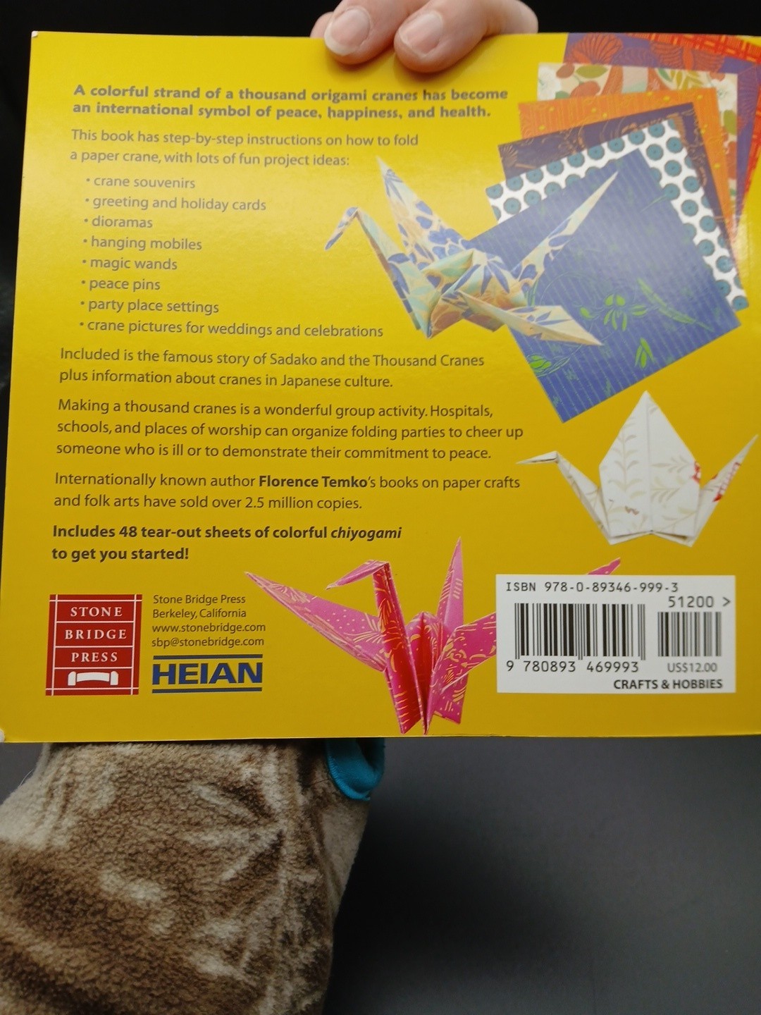 LOT of Educational Material Lakeshore puppets/A Thousand Crane origami book LOT