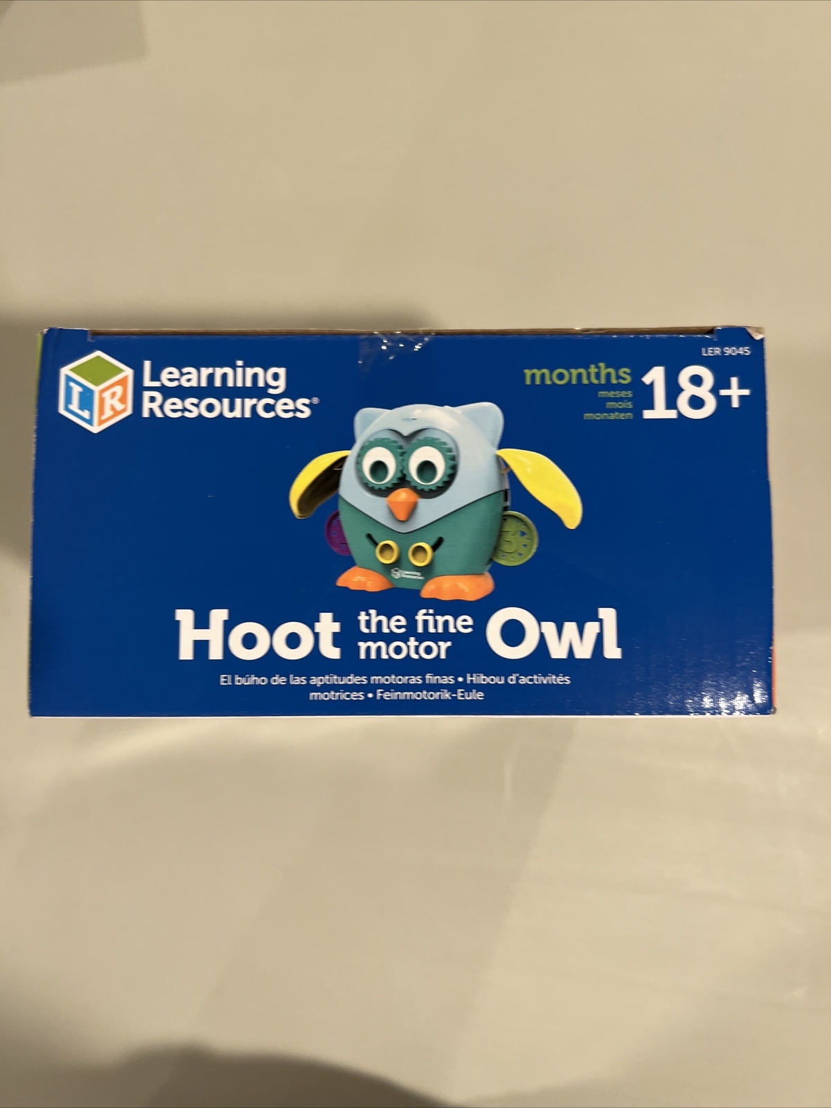 Learning Resources Hoot the Fine Motor Owl Assorted Colors 6 Pieces/Set (LER