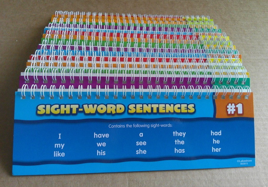 Lakeshore Flip & Read Sight-Word Sentences Set #HH706 Educational Reading Kit