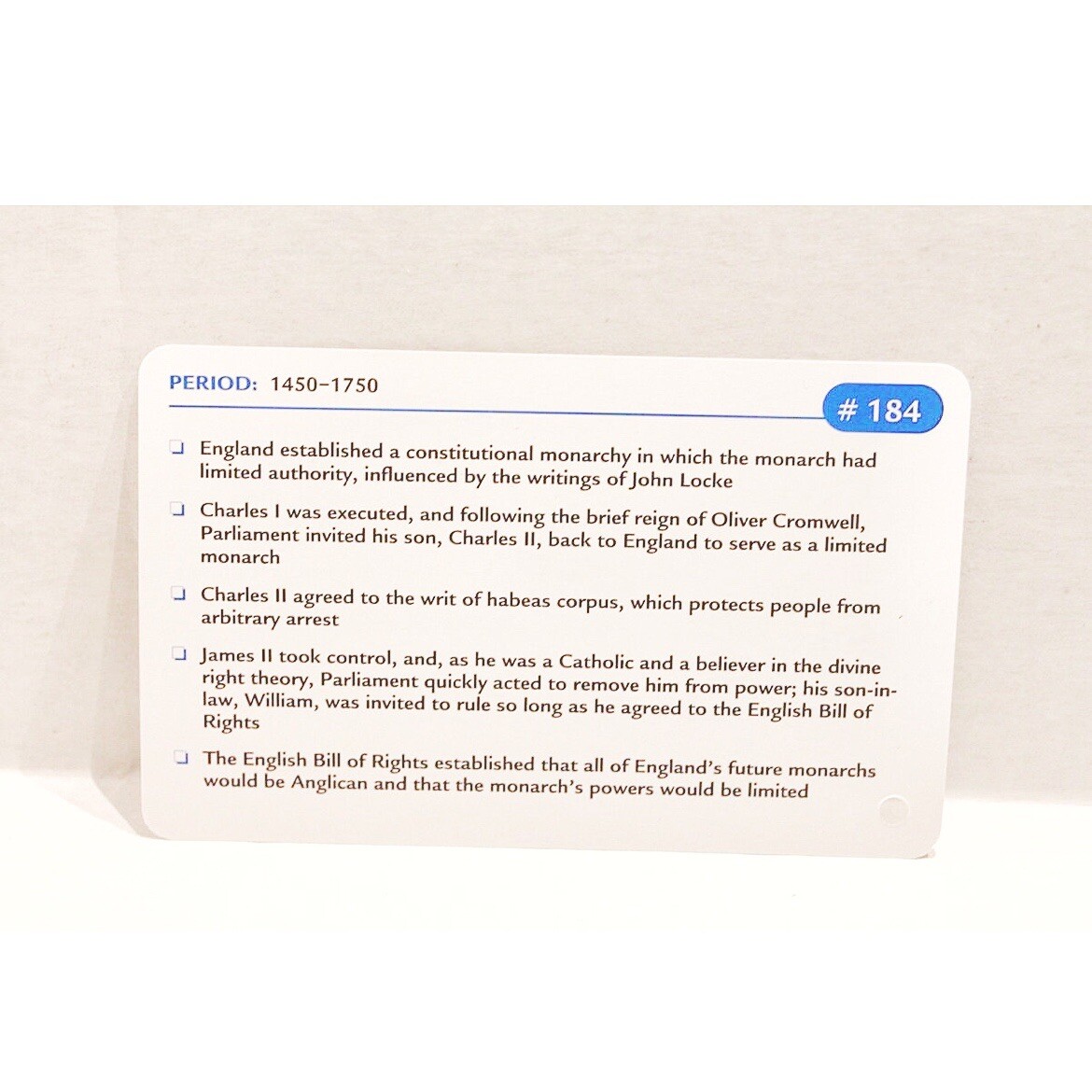 🌏 Barron’s AP World History Flash Cards FlashCards VG Lupinskie-Huvane Coughlin