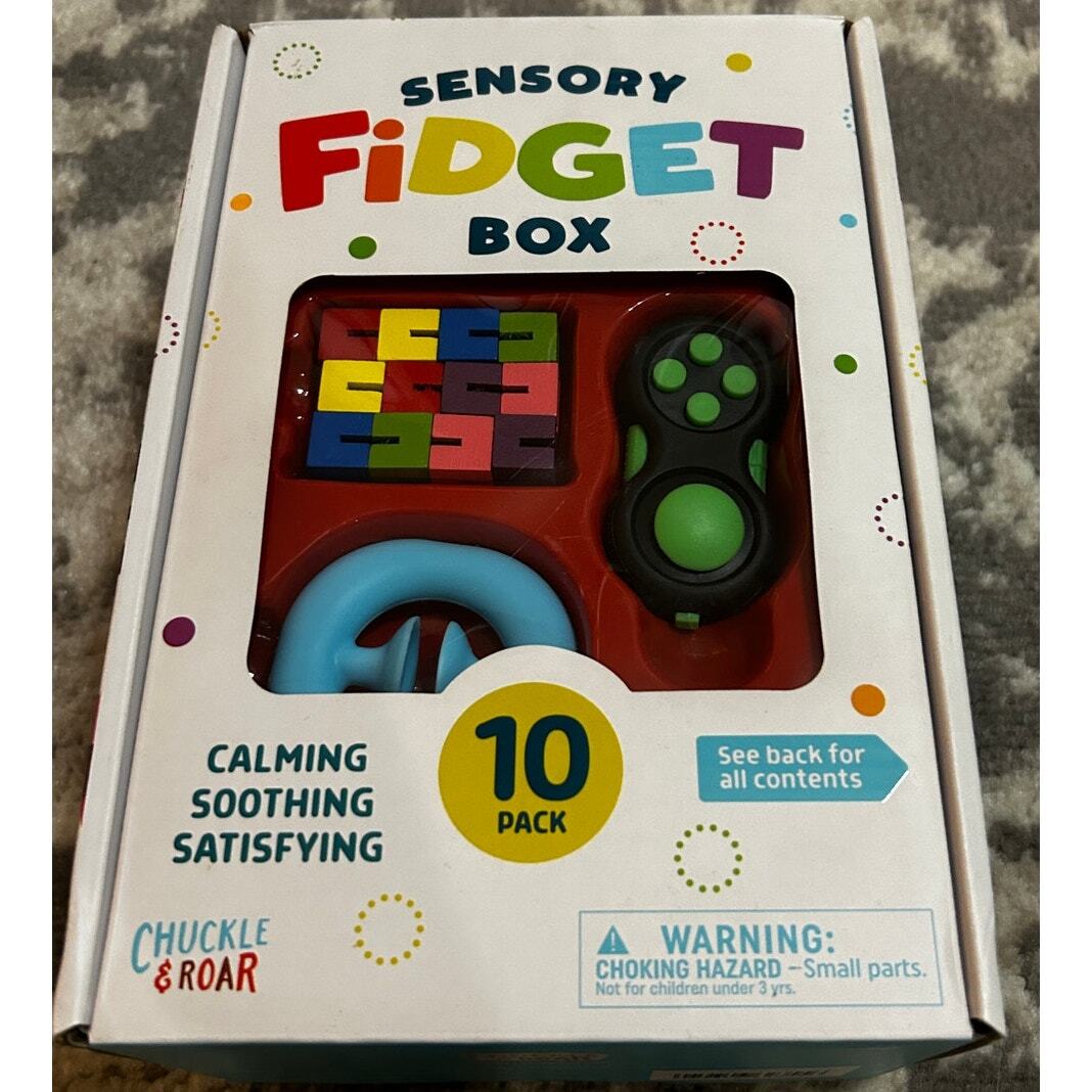 Sensory Fidget Box-10 Pack Tactile & Sensory Engagement (NEW)