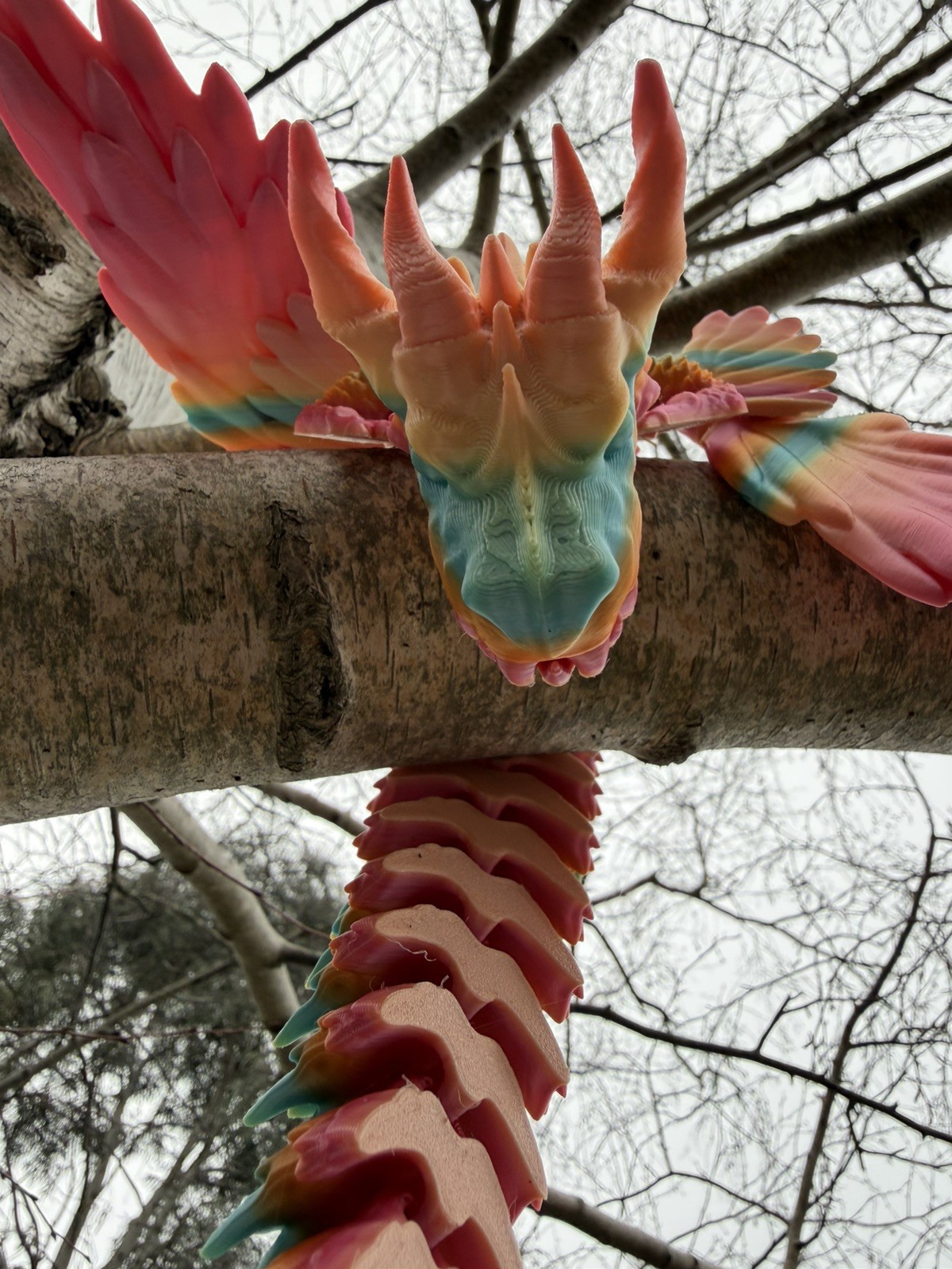 Rainbow Dragon Articulated