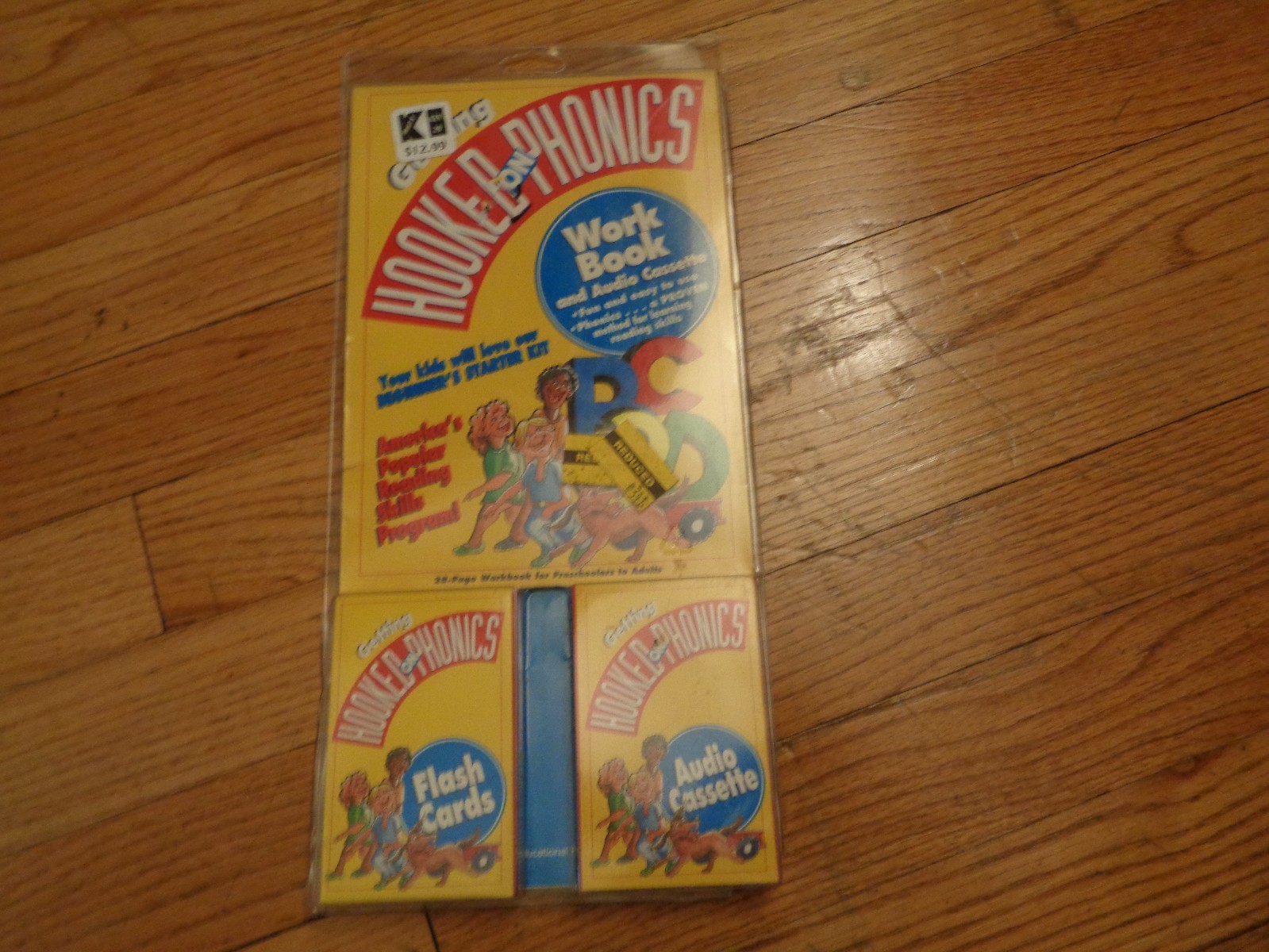 Vintage Hooked on Phonics Flash Cards and Audio Cassette